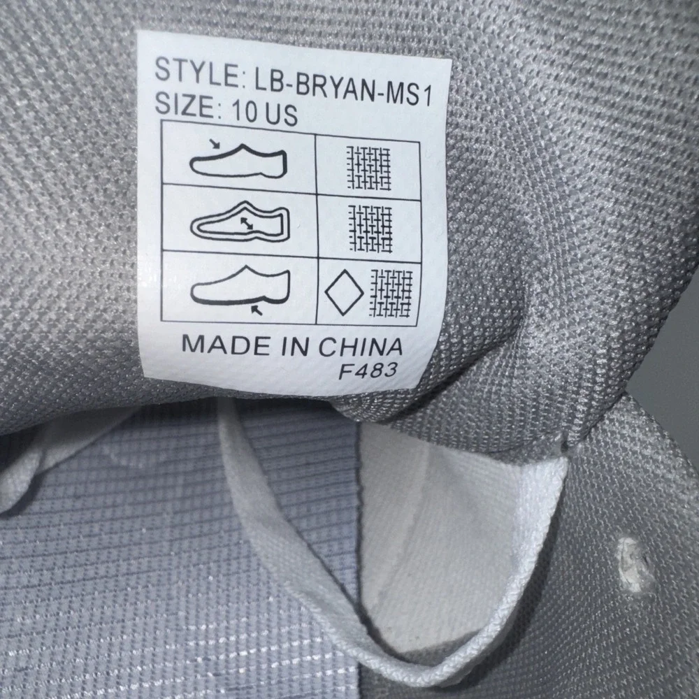 Lucky Brand‎ Bryan MS1 Sneakers Men Size 10M Gray/White Wear Lucky